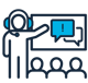In-person workshops icon