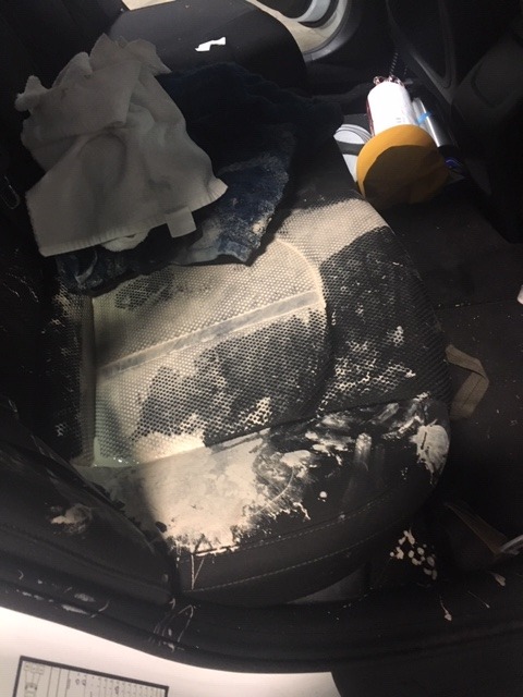 spiffy paint spill before