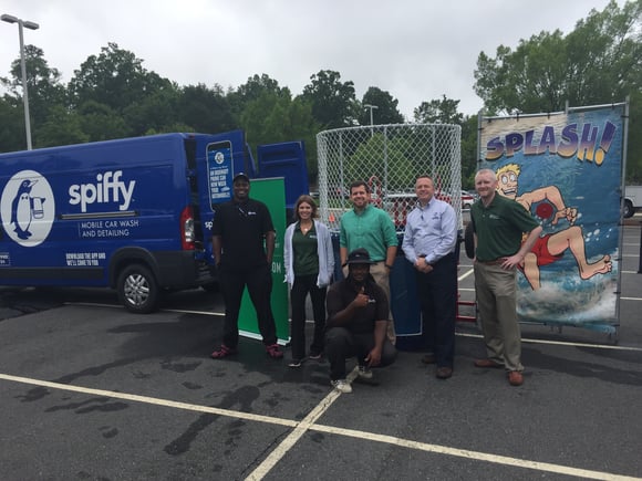 Spiffy Van at Dunk Tank in Charlotte Spiffy Van at Dunk Tank in Charlotte