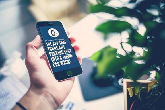 App that turns any spot into a parking lot App that turns any spot into a parking lot