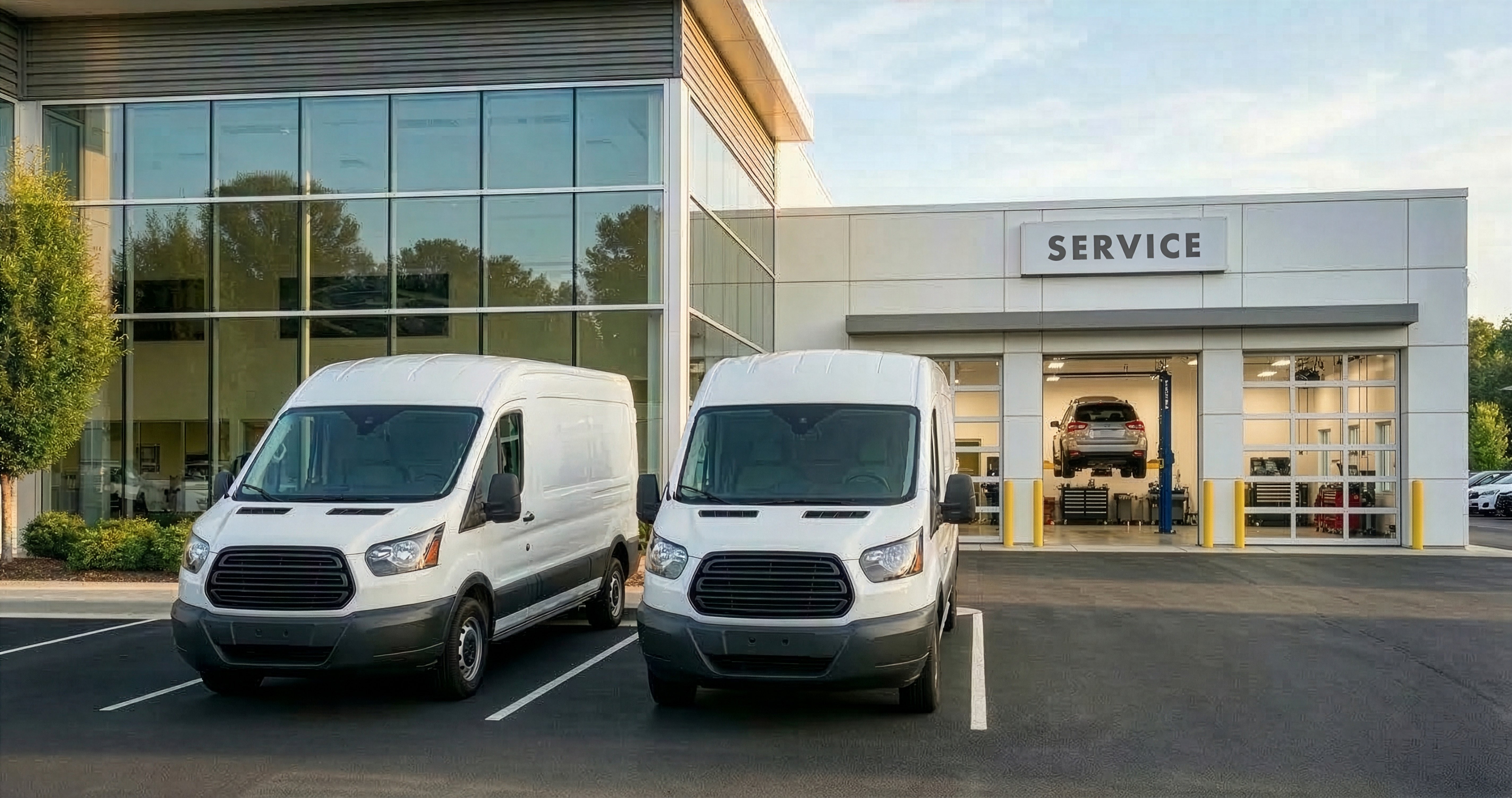 Two-Vans-Outside-Of-Dealership-V1