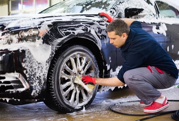 Hand car washing Hand car washing