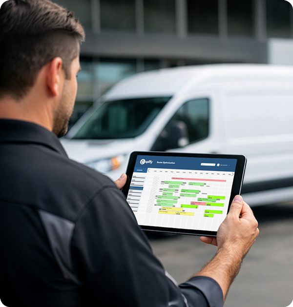 Service Advisor Managing Mobile Schedule