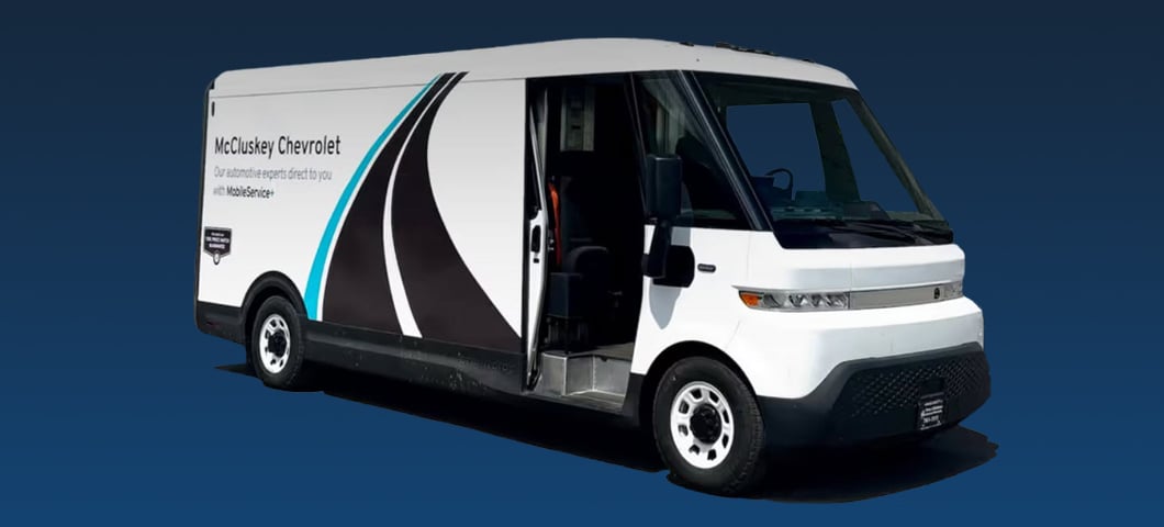 McCluskey Chevrolet mobile service van